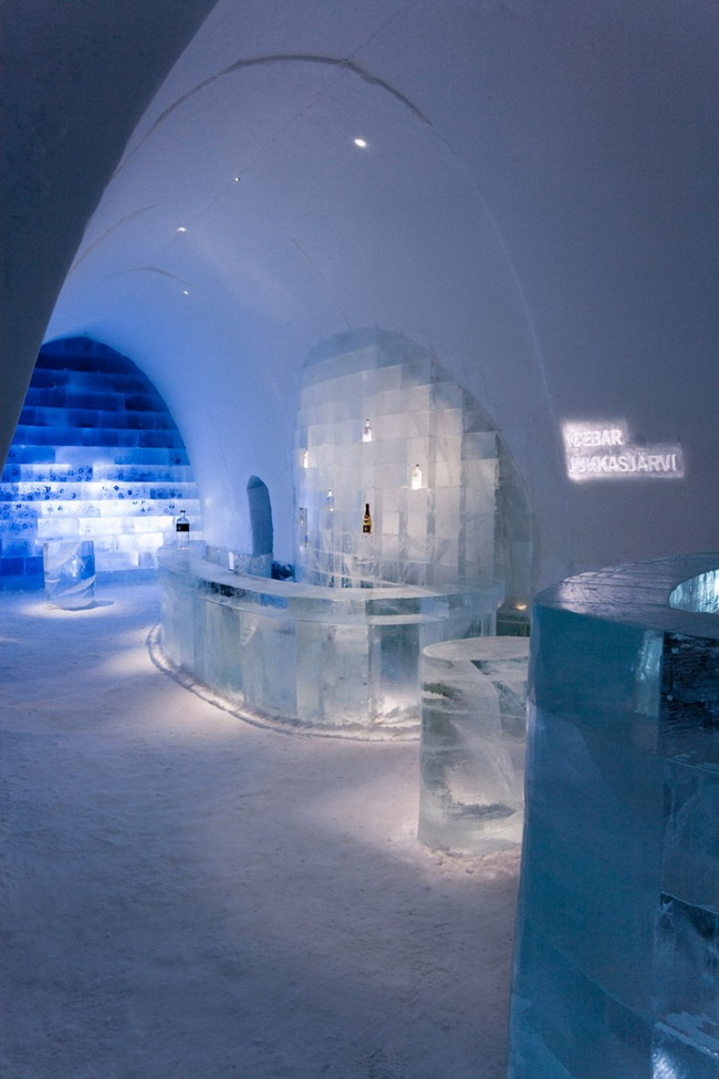 瑞典冰旅馆设计前台