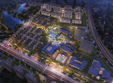 湖北荆门温泉新城 深圳高思迪赛设计打造城市温泉新地标
